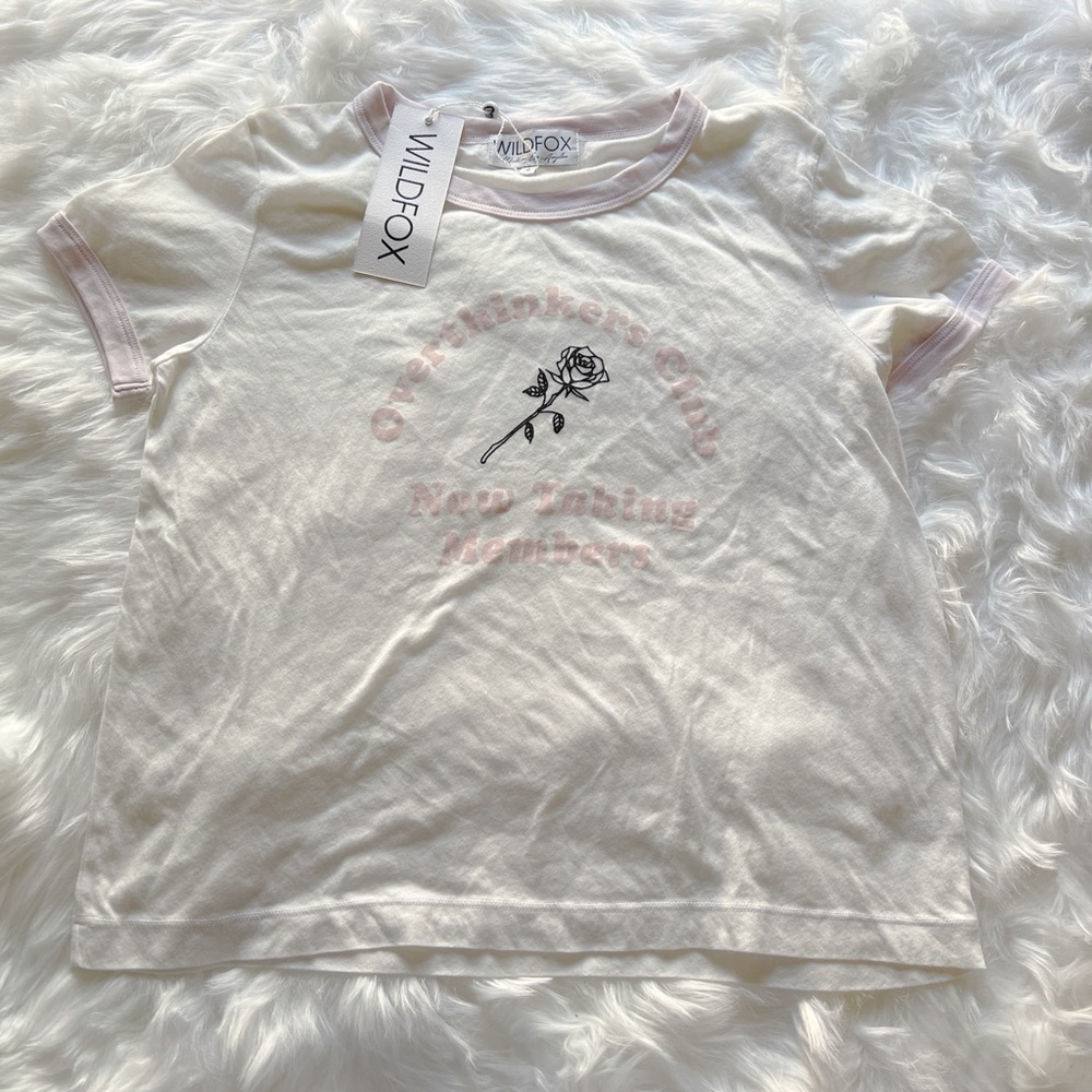 Wildfox Overthinkers Club Johnny Ringer Tee
